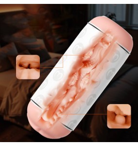 MizzZee - QingQu Male Masturbator Cup (Dual Hole Model)